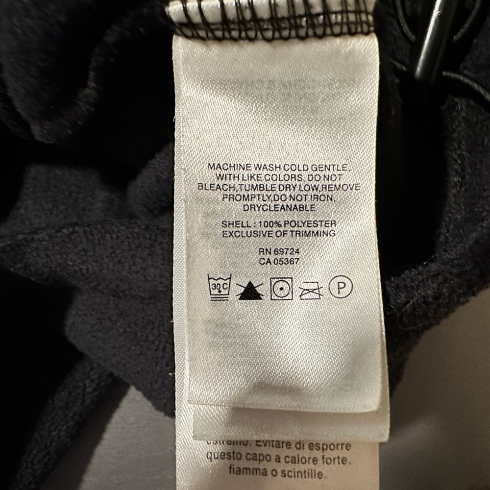 Columbia Men’s Black Fleece Jacket 2X - Picture 4 of 5